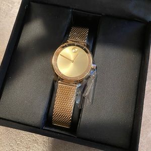 Women’s Movado BOLD watch gold tone 36mm brand new